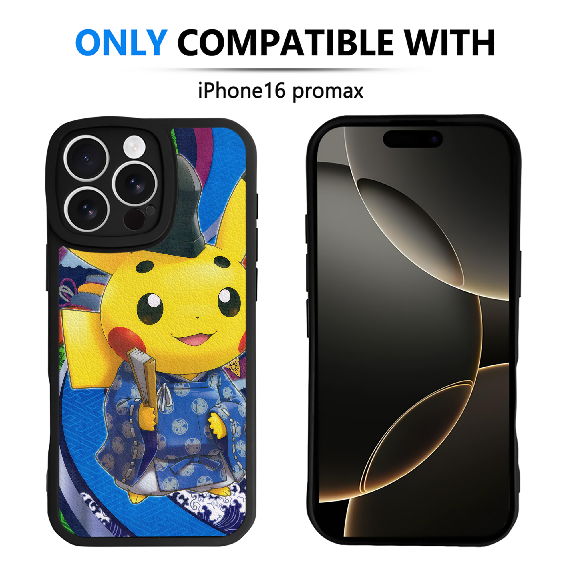 （画像用） ポケットモンスター Pokémon 【iPhone 16シリーズ対応】シリコンスマホケース（レザー調） 材質：シリコン